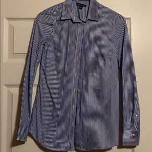 JCrew Striped Button Up